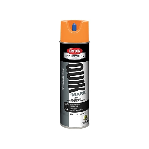 Krylon Quik-Mark x0099 Apwa Pintura de marcado invertido a base de solvente, lata de aerosol de 17 oz/Brt Org - 12 por CS - A03731007