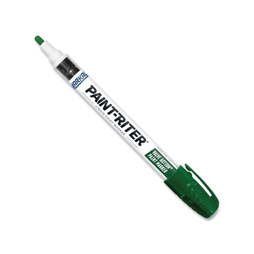 Markal Paint-Riter Valve Action Paint Marker, Green, 1/8 Inches Tip, Medium - 1 per EA - 96826