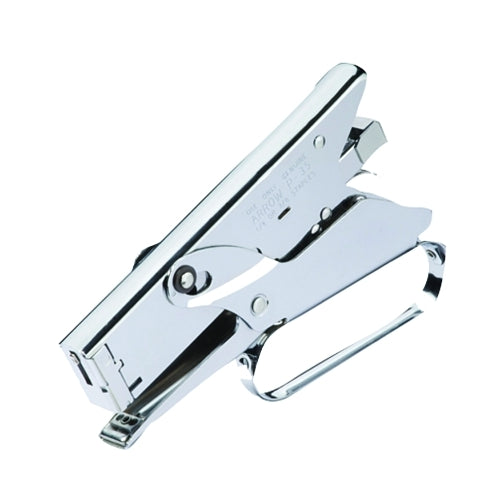 Arrow Fastener Plier-Type Stapler, 150 Cartridge Capacity, Durable Chrome Finish - 1 per EA - P35