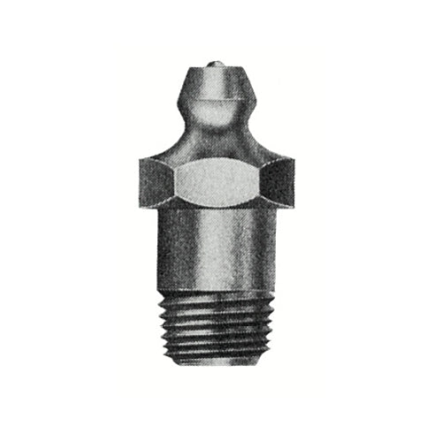 Alemite Leakproof Fittings, Straight, 1 In, Male/Male, 1/8 Inches (Ptf) - 1 per EA - 1634B