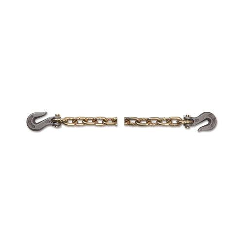 Peerless Domestic Grade 70 Binder Chain Assembly, Trade Size 3/8 In, 6600 Lb Working Load Limit, Yellow Zinc - 1 per EA - 5262363
