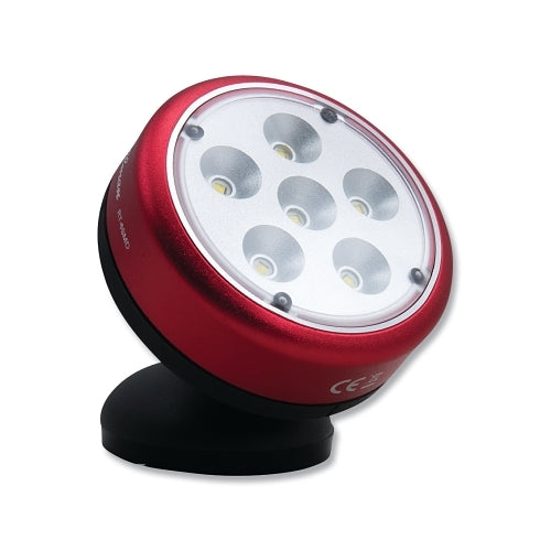 Lampe de travail rotative magnétique à LED Ullman, 375 lumens, 6 SMD, 3 piles Aaa incluses - 1 par EA - RT6SMD