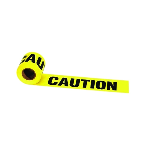 Irwin Strait-Line Barrier Tape, 3 Inches X 1000 Ft, Caution - 1 per RL - 66231