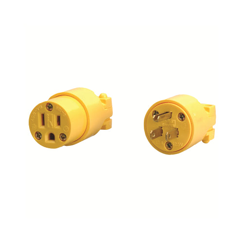 Southwire Replacement Connector And Plug, 15 A, 125 V, 3-Wire, Vinyl, Female - 1 per EA - 059850000