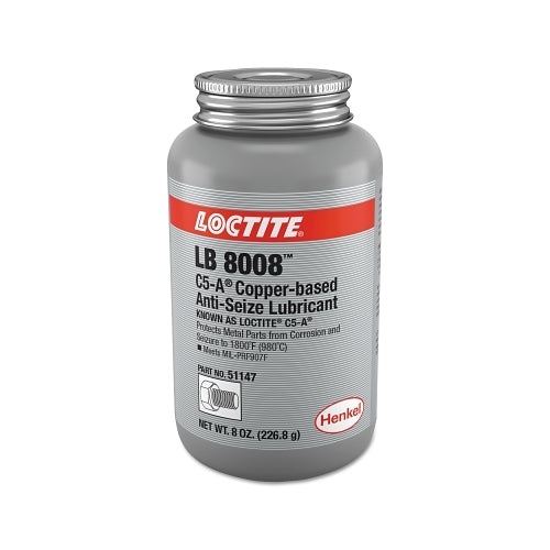 Loctite Lb 8008 x0099  C5-A Copper Based Anti-Seize Lubricant, 8 Oz Can - 1 per CN - 234263