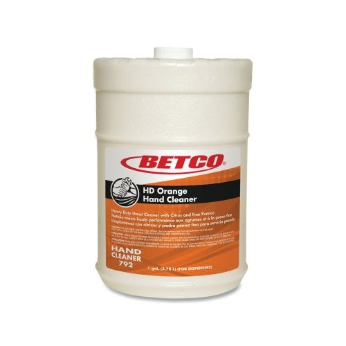 Betco Hd Orange Hand Cleaner, 1 Gal, Flat Top Dispenser - 4 per CA - 7924400