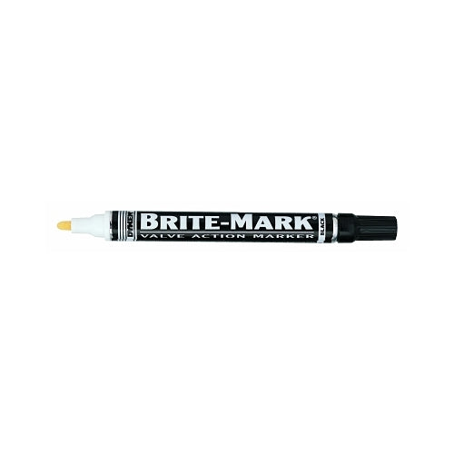 Dykem Brite-Mark Medium Paint Marker, Black, Bullet - 12 per BX - 84002