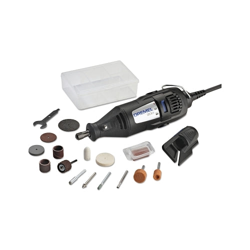 Dremel 200 Series Rotary Tools, 15 Accessories; Case; Mower Blade Sharpening Attachment - 1 per EA - 200115