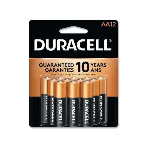 Duracell Coppertop Power Boost x0099  Battery, Aa, 1.5 V, 12 Ea/Pk - 12 per PK - DURMN15B12BCD