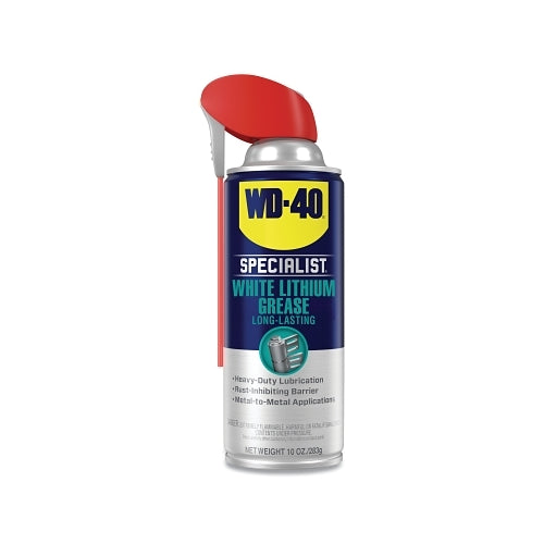 WD-40 Specialist Protective White Lithium Grease, 10 Oz, Aerosol Can - 6 per CA - 300615