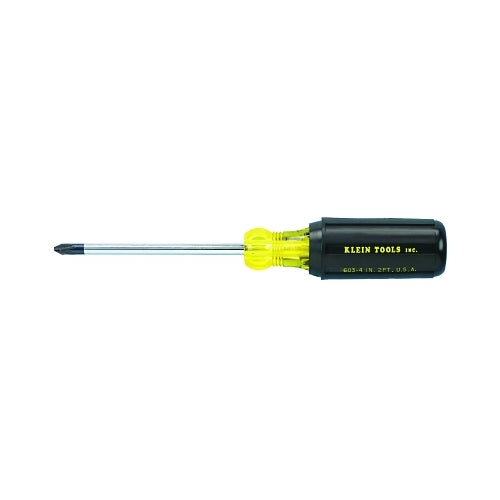 Klein Tools Profilated Phillips-Tip Cushion-Grip Screwdriver, #2, 8-5/16 Inches L - 1 per EA - 6034
