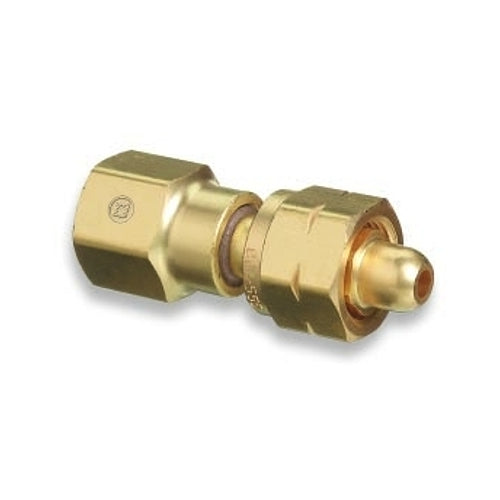 Western Enterprises Brass Cylinder Adaptors, From Cga-555 Propane (Lqw) To Cga-580 Nitrogen - 1 per EA - 809