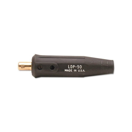 Lenco International Dinse Machine Plug, Single Oval Point Screw Connection, Male - 1 per EA - 05303