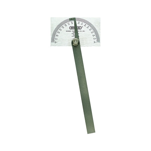 General Tools Stainless Steel Protractor, 6 In, Square Head - 1 per EA - 17