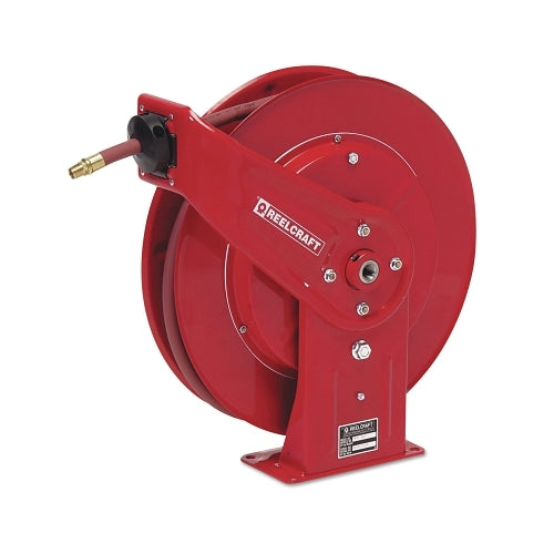 Reelcraft Heavy Duty Spring Retractable Hose Reel, 3/8 Inches X 50 Ft - 1 per EA - 7650OLP