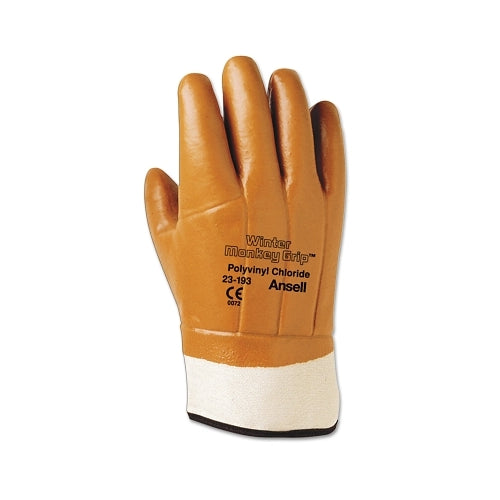 Activarmr 23-193 Pvc-Coated Gloves, Rough Finish, Foam Insulated, Size 10, Brown - 12 per DZ - 104725