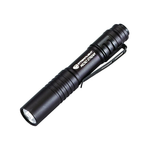 Streamlight Microstream Led Flashlight, 1 Aaa, 45 Lumens, Black - 1 per EA - 66318