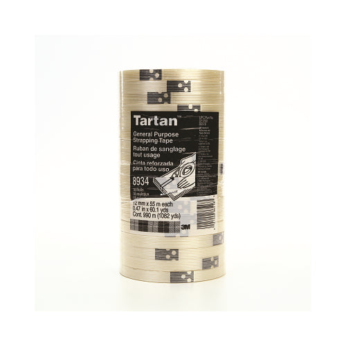 Tartan x0099  Tartan x0099  Filament Tape 8934, 24 Mm X 55 M, 4 Mil, Clear - 1 per RL - 7000028887