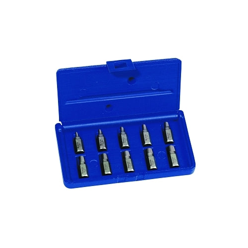 Irwin Hanson Hex Head Multi-Spline Screw Extractors - 532 Series - Plastic Case Set, 10 Pc, 1/8 Inches To 13/32 In - 1 per ST - 53226