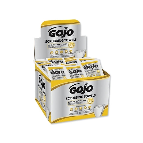 Gojo Scrubbing Wipes, 80 Sheets - 4 per CA - 638004