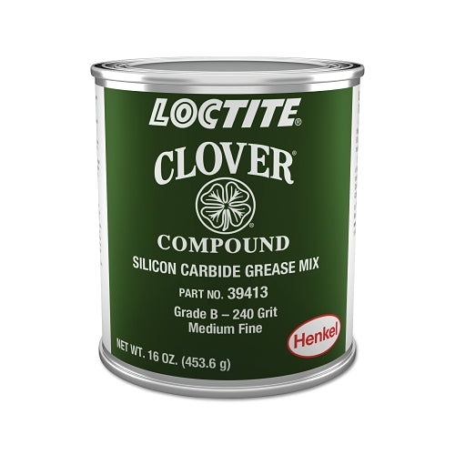 Loctite Cloversilicon Carbide Grease Mix, 1 Lb, Can, 240 Grit - 1 per CAN - 232895