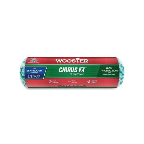 Wooster Cirrus X x0099 Cubiertas para rodillos, 18 pulgadas, longitud de siesta de 3/4 pulgadas - 6 por caja - 00R1850180