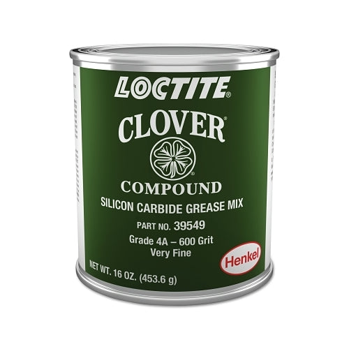 Loctite Clover Silicon Carbide Grease Mix, 1 Lb, Can, 600 Grit - 1 per CAN - 233169