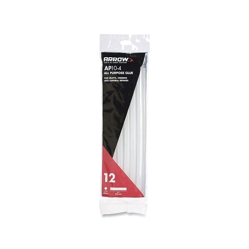 Arrow Fastener All Purpose Glue Sticks, 1/2 Inches Dia X 10 Inches L, 12 Ea/Bag - 12 per BG - AP104
