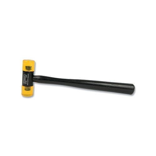 Stanley Soft Face Hammer, 8 Oz Head, 1-3/8 Inches Dia Face, 12 Inches Oal, Black/Yellow - 1 per EA - 57594