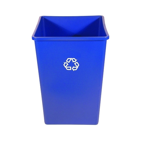 Rubbermaid Commercial Recycling Containers, 35 Gal, Blue - 1 per EA - FG395873BLUE