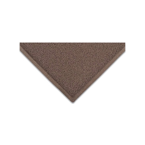 Notrax Wayfarer Quick-Dry Spaghetti Entrance Mat, 3/8 Inches X 3 Ft W X 5 Ft L, Vinyl Looped/Backing, Brown - 1 per EA - 265S0035BR