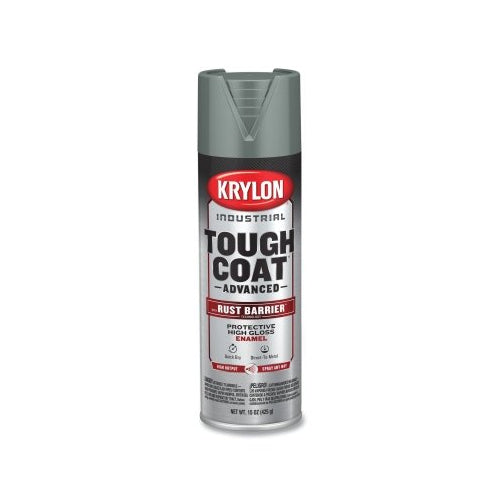 Krylon Industrial Tough Coat Advanced With Rust Barrier Technology Spray Paint, 15 Oz, Dark Machinery Gray, Gloss - 6 per CA - K00879008