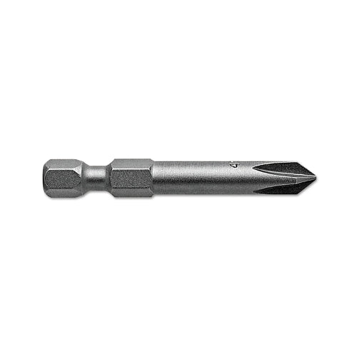 Apex Phillips Power Bit, #3, 1/4 Inches Hex Drive, 3-1/2 Inches Length - 1 per BIT - 493BX