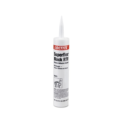 Loctite Superflex Rtv, Silicone Adhesive Sealant, 300 Ml Cartridge, Black - 1 per CQ - 193997