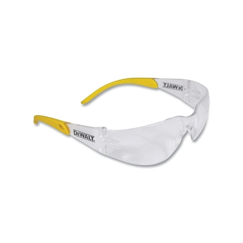 Radians Converter Safety Glasses, Clear Lens, Polycarbonate, Hard Coat, Clear/Yellow Frame - 12 per BX - DPG541D
