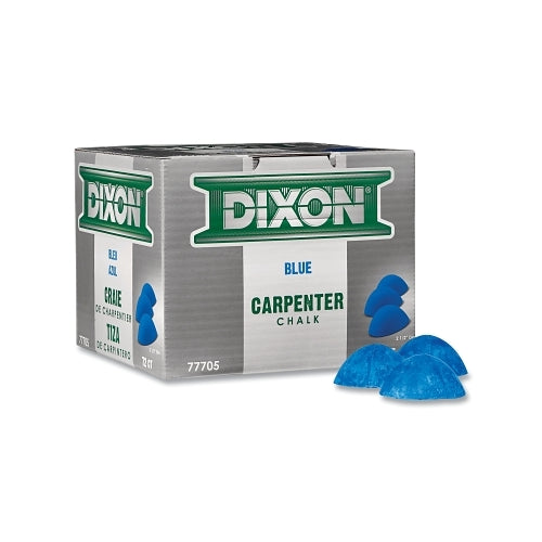Dixon Ticonderoga Carpenter Chalk, 1-1/8 Inches L, Blue - 72 per BOX - 77705