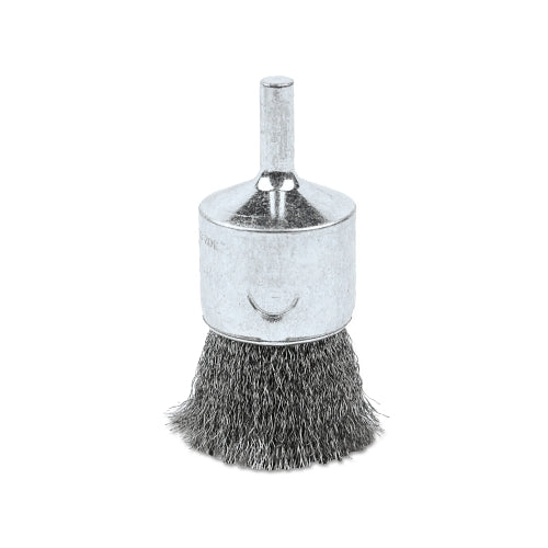 Anchor Brand Crimped Wire End Brush, Carbon Steel, 3/4 Inches X 0.01 In - 10 per BX - 90412