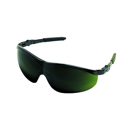 Mcr Safety St1 Series Lunettes de protection, lentille verte, polycarbonate, filtre 5.0, monture noire – 1 par EA – ST1150