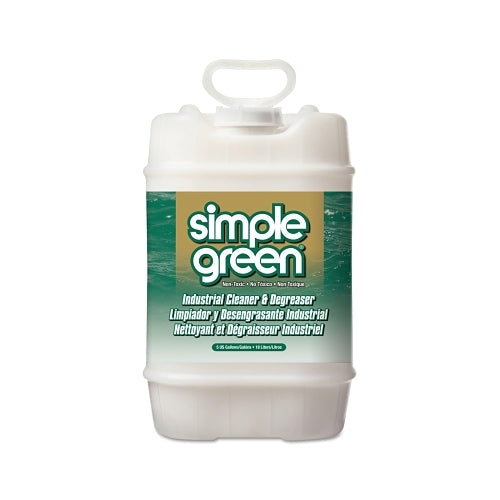 Simple Green Industrial Cleaner And Degreaser, 5 Gal, Pail, Sassafras Scent - 5 per PA - 2700000113006