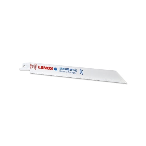Lenox Metal Cutting Reciprocating Saw Blade, 8 Inches L X 3/4 Inches W X 0.035 Inches Thick, 18 Tpi, 5 Ea/Pk - 5 per PK - 20578818R