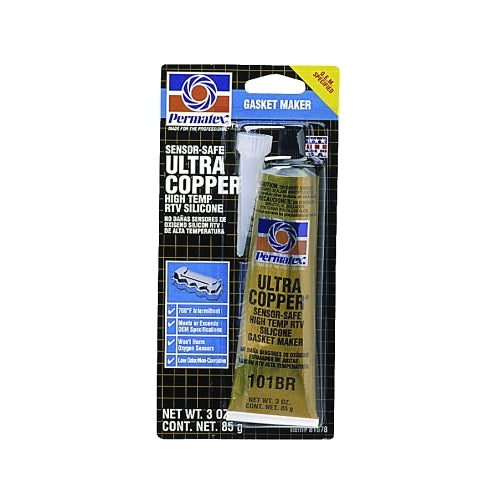 Permatex Ultra Silicone Rtv Gasket Maker, 3 Oz, Tube, Ultra Copper - 1 per EA - 81878