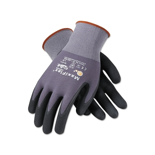Pip Maxiflex Ultimate_x0099_ Nitrile Coated Micro-Foam Grip Gloves, Small, Black/Gray - 12 per DZ - 34874S