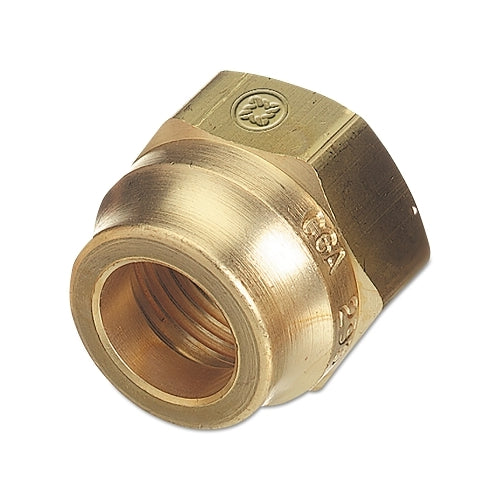Western Enterprises Brass Sae Flare Tubing Connections, Nut, 500 Psig, Brass, 0.75 Inches - 16 - 10 per BOX - F30