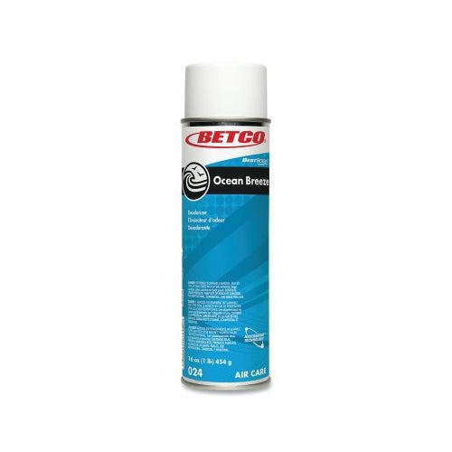 Betco Bestscent x0099  Ocean Breeze Deodorizer, 16 Oz, Aerosol Can - 12 per CA - 242300