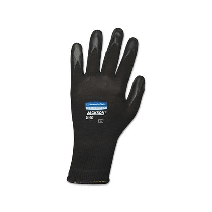 Kimberly-Clark Professional Kleenguard G40 Polyurethane Coated Gloves, Black - 12 per BG