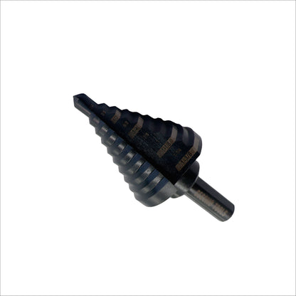 Segomo Tools High Speed Steel (HSS) M2 Straight Flute Nitrided Coated Step Drill Bits