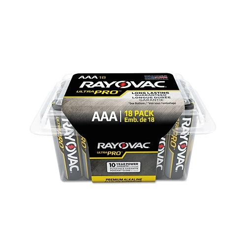 Pilas alcalinas recerrables Rayovac Ultra Pro, Aaa - 18 por PK - ALAAA18PPJ