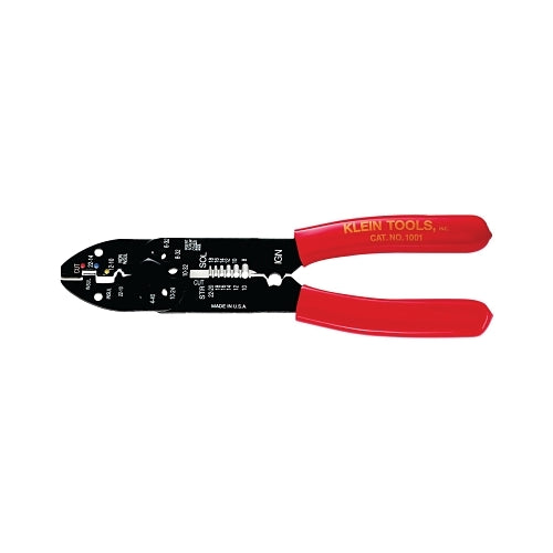 Klein Tools Multi-Purpose Electrician'S Tool, 8-1/2 Inches L, 10 Awg To 26 Awg, Red Handle - 1 per EA - 1001