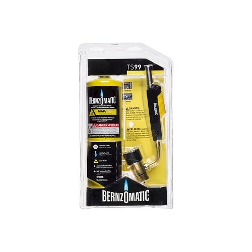 Bernzomatic Trigger Start Swivel Head Torch, Brazing; Heat Treating; Large Diameter Soldering, Propane; Map-Pro - 3 per CS - 328640