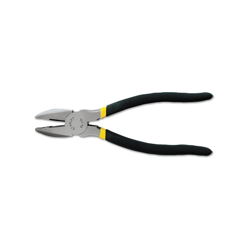 Stanley Linesman Pliers, 8 3/4 Inches Long, 1 1/2 Inches Cut, Dipped Grips - 1 per EA - 84113